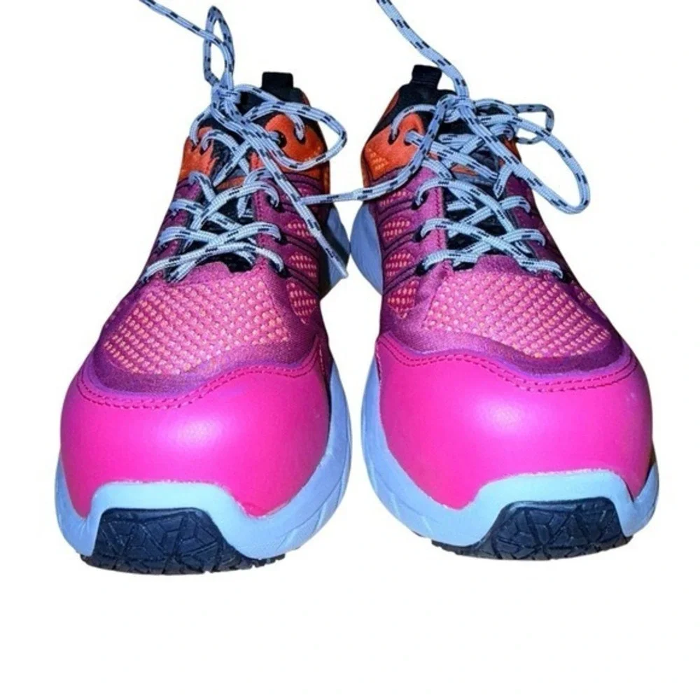 NEW Merrell Work Sneaker Women 7.5M Carbon Fiber Safety Toe Pink ASTM F2413-18EH
